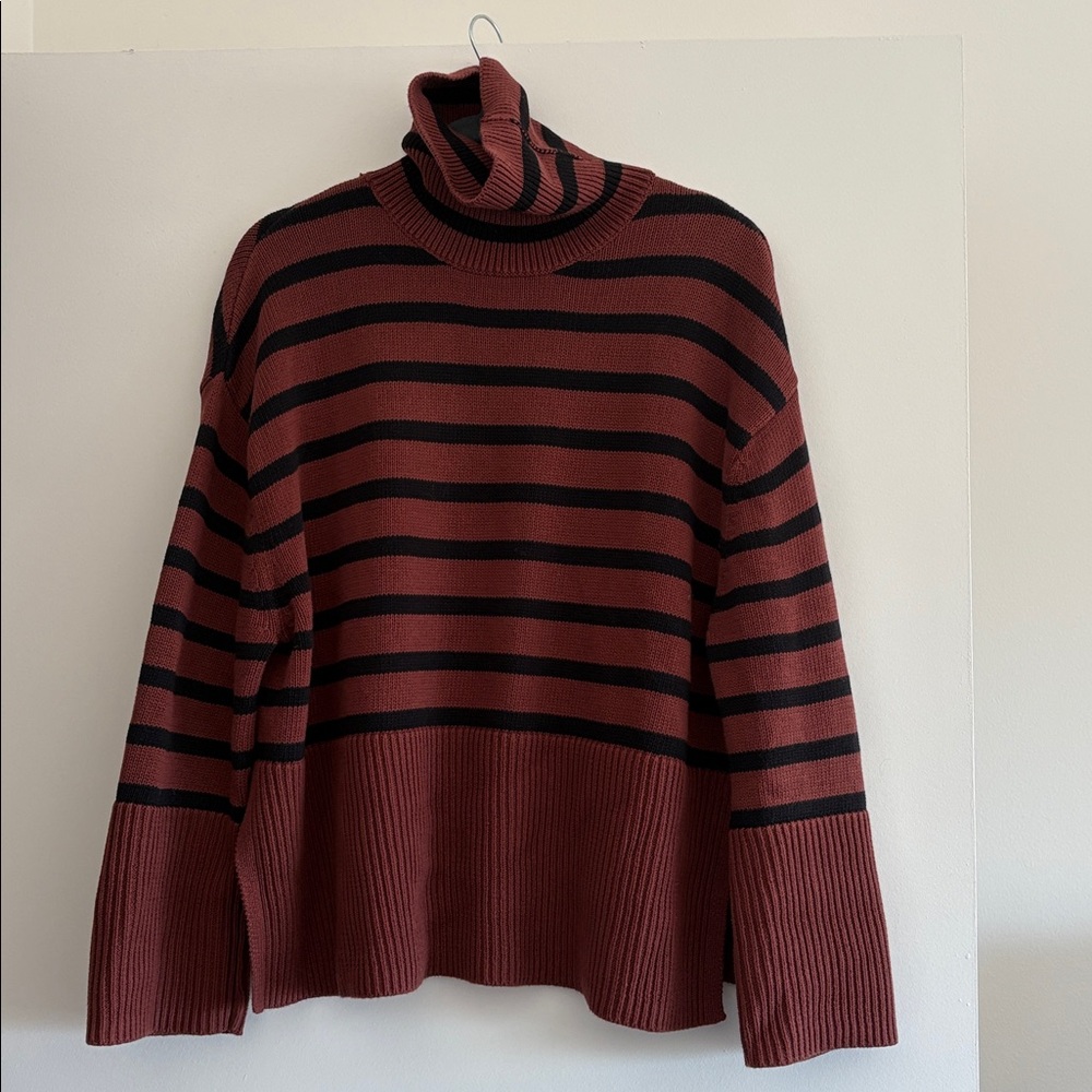 Gap Striped Turtleneck Sweater